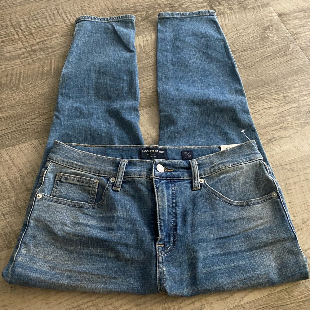 Lucky Brand Mid Rise Ava Crop Jeans